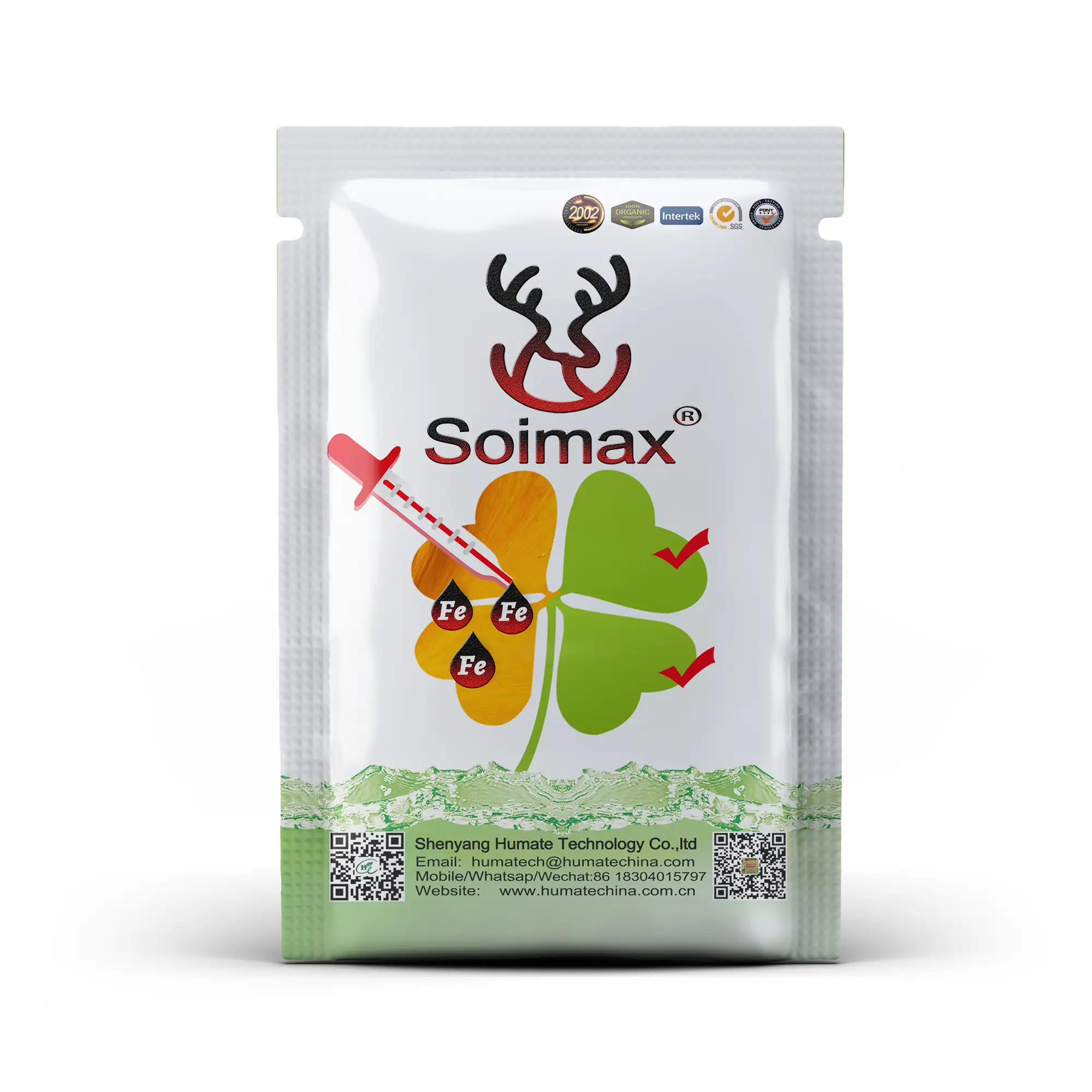 Soimax SY4001-7 promuovere la crescita solubile in acqua agricoltura naturale chelato 4.8 ferro Fe edcl fertilizzante in polvere