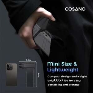 Souffleur de neige super turbo haute vitesse, souffleur de voiture, dépoussiéreur, lumière turbo LED avec ventilateur pour le séchage de la voiture - Product Image 5