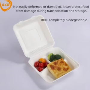 <span class=keywords><strong>ก</strong></span>ล่องอาหารแบบใช้แล้วทิ้ง 3 ช่อง ทำจา<span class=keywords><strong>ก</strong></span>ชานอ้อย เป็นมิตร<span class=keywords><strong>ก</strong></span>ับสิ่งแวดล้อม สำหรับอาหารนำกลับ/อาหารกลางวัน/เบนโตะ  ได้รับ<span class=keywords><strong>ก</strong></span>ารรับรองมาตรฐาน ISO  ตัวอย่างฟรี - Product Image 2