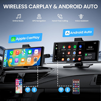 Pantalla de Navegación Inteligente para Automóvil, Conexión Magnética, 10.26 Pulgadas, Ligera, USB, RGB, Tablet para Automóvil, CarPlay, Android Auto