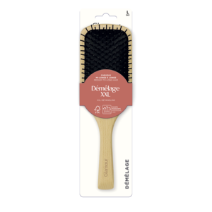 Brosse démêlante XXL, démêlage rapide, finition lisse, élégance naturelle, brosse à cheveux - Product Image 2