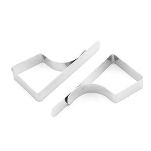 Clips de table décoratifs en acier inoxydable de style américain, marque FL, <span class=keywords><strong>pour</strong></span> la décoration de table, clips de table à manger, clips de <span class=keywords><strong>nappe</strong></span> décoratifs - Product Image 1