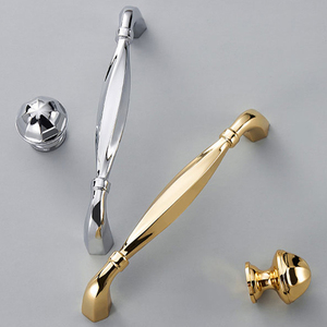 128mm laiton or argent Chrome matériel pour <span class=keywords><strong>chambre</strong></span> <span class=keywords><strong>commode</strong></span> 5 pouces armoire tiroir poignée bouton tirer bouton pour meubles de cuisine - Product Image 2