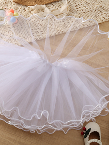 <span class=keywords><strong>Gonna</strong></span> in <span class=keywords><strong>Tulle</strong></span> per <span class=keywords><strong>Bambina</strong></span> con Orlo Arricciato e Mezza <span class=keywords><strong>Gonna</strong></span> - Product Image 5