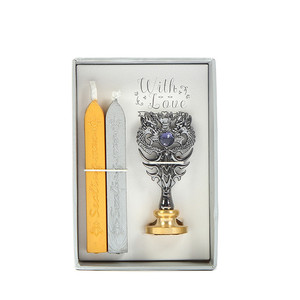 Bán Buôn Tốt Nhất Khuyến Mại Sáp Con Dấu Và Tem Kim Loại Niêm Phong Sáp Con Dấu Bộ - Product Image 1