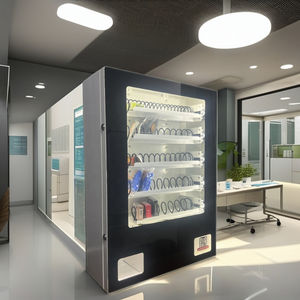 Mini <span class=keywords><strong>préservatif</strong></span> sanitaire Combo <span class=keywords><strong>distributeur</strong></span> automatique mural QR Code carte de crédit pièce jeton système de paiement matériau métallique Durable - Product Image 3