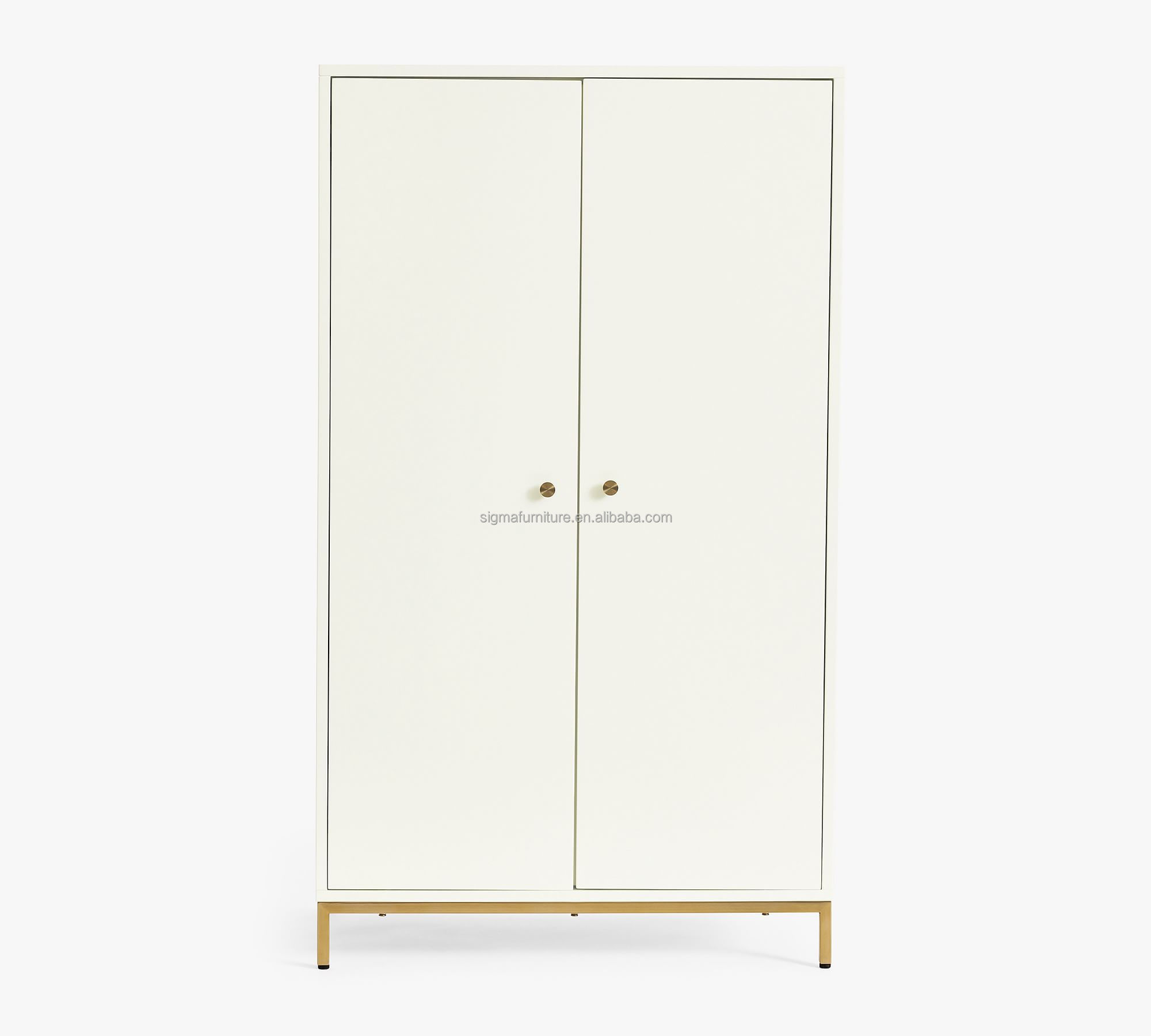 Hot sale panel wooden material modern bedroom wardrobe closet wood armoire  cabinets
