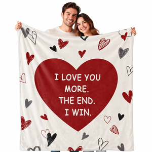 Manta de Lujo Parcae con Estampado Jacquard para San Valentín y Cumpleaños, Regalo en Tela de Microfibra Suave para la Piel, Varios Tamaños - Product Image 3