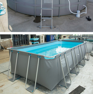 Grand support détachable pour étang à poissons en PVC pour piscine extérieure et activités nautiques pour enfants et nouveau-nés - Product Image 6