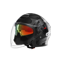 Casque de moto ouvert 3/4 Premium |   Équipement de sécurité pour moto à double lentille de marque privée |   Approvisionnement B2B personnalisé à guichet unique
