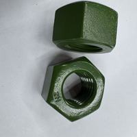 Écrous hexagonaux de haute qualité YPH, écrous structurels A194 2H A563 DH, surface en téflon