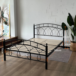 Customizable Modern Simple Metal Frame <strong>Bed</strong> Household <strong>Risers</strong> <strong>for</strong> Metal Frame Dormitory Single <strong>Bed</strong> - Product Image 2