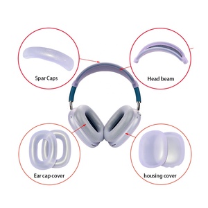 Adecuado para Apple <span class=keywords><strong>Airpods</strong></span> <span class=keywords><strong>Max</strong></span> Headwear Ear Shell Head Beam Head Set Soft Silicone Transparente TPU buds case - Product Image 1