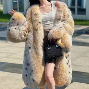 Женское длинное пальто с леопардовым принтом - Product Image 2