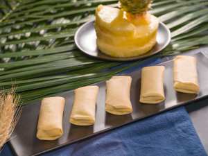 Rouleaux de printemps au canard, saveur fraises frites et ananas, snacks de banquet, petit-déjeuner instantané, produits semi-finis - Product Image 3