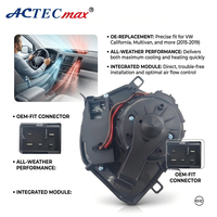 Moteur de soufflerie intérieure de chauffage ACTECmax RHD avec module de commande OE 7E6820021B 7E6820021A pour VW T6 California Caravelle Multivan