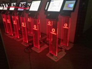 Elektronik <span class=keywords><strong>self</strong></span> servis kuyruk bilet yönetim sistemi sıra numarası makinesi kiosk - Product Image 3