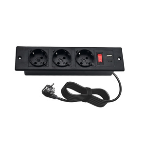 Đa-Chức Năng Máy Tính Để Bàn Nhanh Chóng Sạc USB Cổng Máy Tính Để Bàn Ổ Cắm Ẩn Bàn Lõm Chuyển Đổi Ổ Cắm - Product Image 4