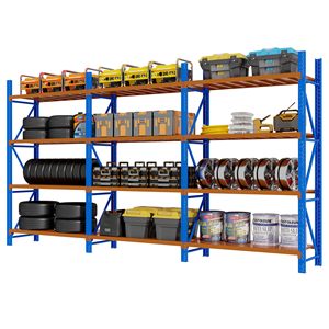 Estante de almacenamiento de almacén mediano de acero de 4M * 2M, estante de uso industrial y de supermercado antioxidante de fábrica de 5 capas - Product Image 3