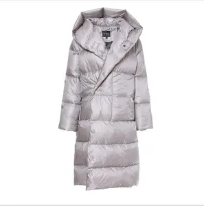 Hot Sale Women Ladies Coat Warm Long Winter Fashionable Down Coat with Hood