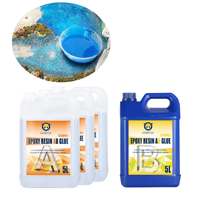 Colle liquide transparente GORVIA E325DPO31-15L+5L, résine époxy, colle AB pour dessus de table