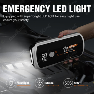 600A đỉnh 20000mAh xe di động nhảy khởi động lên đến 6.0L gas & 4.0L diesel với màn hình kỹ thuật số và cáp nhảy thông minh cho xe tải - Product Image 4