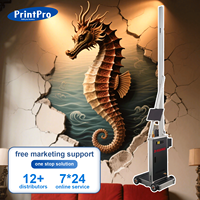 Print Pro Imprimante murale 3d Uv légère Imprimante à jet d'encre Imprimante à jet d'encre haute vitesse Prix abordable et bonne qualité