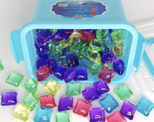 Lavado de ropa Limpieza Detergente Gel One Cells Laundry Pods Beads 5G * 100 Suministro familiar - Product Image 2