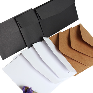 Fábrica de China al por mayor sobre reciclado personalizado <span class=keywords><strong>A4</strong></span> A5 <span class=keywords><strong>C5</strong></span> sobres de papel negro - Product Image 2