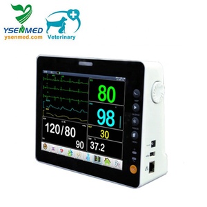YSPM400V Ysenmed Monitor tekanan darah dokter hewan Monitor tanda <span class=keywords><strong>Vital</strong></span> dokter hewan Monitor hewan Multiparameter Monitor portabel - Product Image 6