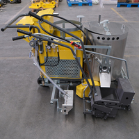 Machines de marquage routier à roues motrices thermoplastiques avec traceur de lignes à nervures convexes et faible coût d'entretien