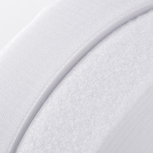 Ventes en gros de rubans auto-agrippants tissés non adhésifs pour machines à coudre, attaches pour vêtements, accessoires blancs, support OEM ODM - Product Image 4