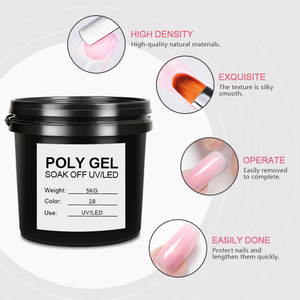 Hot-Selling Professional Private Label Quick Builde for <strong>Nail</strong> Extension Gel in <strong>Kg</strong> - Product Image 2