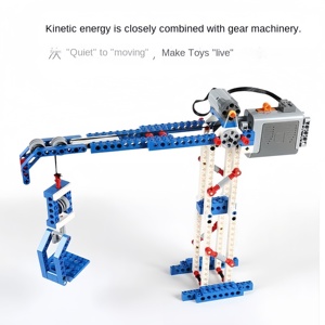 396pcs Rechargeable Programmable <strong>Building</strong> <strong>Blocks</strong> for Bluetooth Educational Power Machine Science Teaching Set for STEM Education - Product Image 6