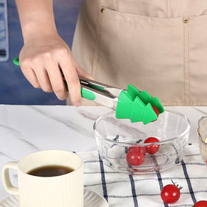 <strong>Kitchen</strong> Accessories Home and <strong>Kitchen</strong> <strong>Gadgets</strong> Christmas Food Tongs <strong>Kitchen</strong> Tongs Stainless Steel Food Clip With Silicone Tips - Product Image 4