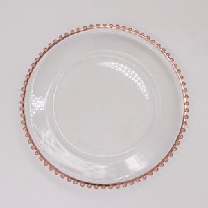 Plato de placa de cargador de plástico redondo YUNING para fiesta en casa-Estilo moderno, sostenible y abastecido - Product Image 4