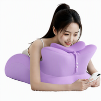 Oreiller orthopédique en mousse à mémoire de forme pour position ventrale avec trou pour le bras, idéal pour table de massage, salon, spa, thérapie, commande en gros, OEM