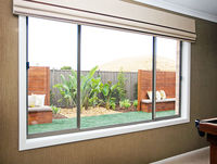 Moderne Doppelverglaste UPVC-Schiebetüren PVC-Drehfenster mit Aluminiumlegierungsrahmen für den Außenbereich für Hotels
