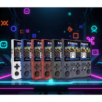 LR R36 Max Écran couleur 4 pouces Résolution 720X720 Stockage 64/128 Go Intégré 30000 jeux Batterie 4000mAh Wi-Fi AK OS Rockchip