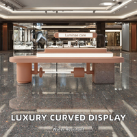 Vitrines de présentation de cosmétiques de luxe abordables, armoires à parfums modernes, armoires de rangement et de présentation pour la vente au détail, design d'intérieur