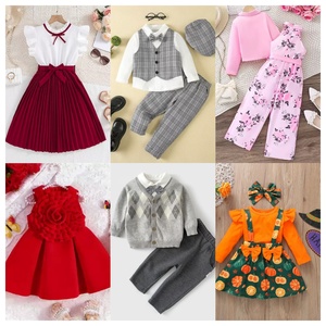 Vêtements pour enfants neufs de marque printemps-automne-hiver, vêtements en gros pour enfants, vêtements usagés mixtes en vrac pour enfants, vêtements en laine pour enfants - Product Image 1