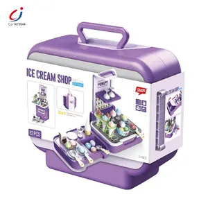 Pretend Funny Play Kitchen Ice Cream Shop Toy, Plastic Sweet Dessert Children House Ice Cream Toy