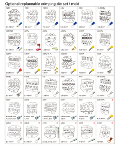 Molex Insulated Terminals 0.5-6 Sqmm Cable <b>Manufacturing</b> <b>Equipment</b> <b>Electric</b> Terminal <b>Machine</b> Foot Switch Electronic Appliances - Product Image 6