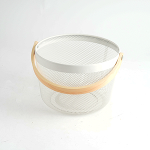 Cestino in Rete Metallica a Forma Quadrata con Manico per Conservazione <span class=keywords><strong>Frutta</strong></span> - Product Image 4