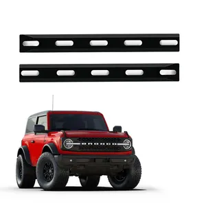 Acessórios para grade do carro 4x4, zebra luz estilo de linha adequado para ford bronco