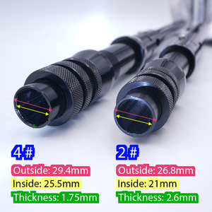 ใหม่ ของแท้จากโรงงาน บิ๊กเกม 2 #   ด้ามจับคันเบ็ดตกปลาปรับมุมได้สำหรับการตกปลาแบบทรอลลิ่ง อลูมิเนียม 4 มุม ด้ามตรงและด้ามงอ - Product Image 6