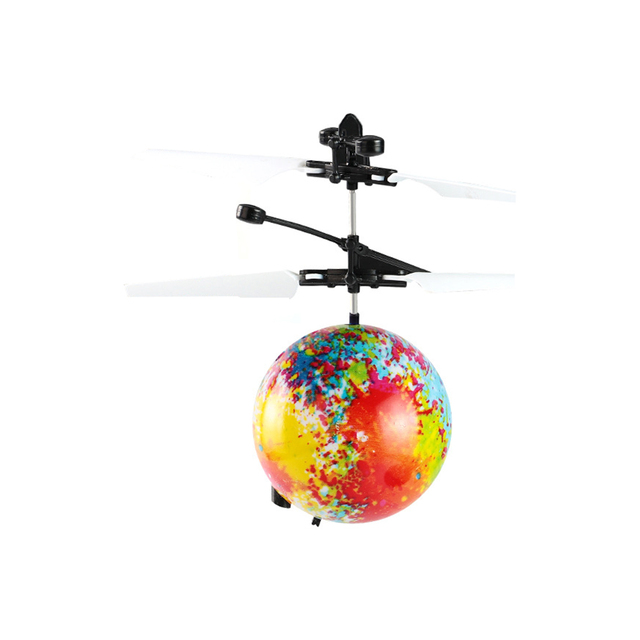 LONGXI Flying Helicopter Toys Remote IR LED Hand Control Ball Toys Gesture Sensor Flying Airplane Machine Infrared for Kid