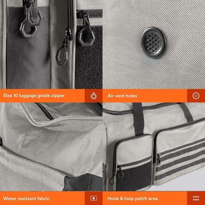 Free sample Factory Direct Hockey Bag <b>Ice</b> Hockey Equipment Custom LOGO Helmet Wheeled Hockey Bag with <b>Roller</b> - Product Image 5