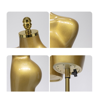 Mannequin sans tête en plastique, demi-corps, grande taille, pour robe de mariée, avec poitrine et fessier généreux, style brésilien, sexy