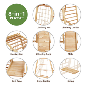 Rack d'escalade pour enfants en <span class=keywords><strong>bois</strong></span> massif intérieur ménage <span class=keywords><strong>petit</strong></span> paradis familial combinaison <span class=keywords><strong>de</strong></span> toboggan d'escalade pour bébé <span class=keywords><strong>château</strong></span> coquin - Product Image 4